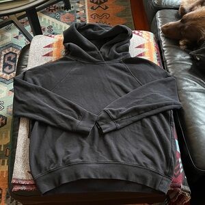 Wilfred Charcoal Black Hoodie